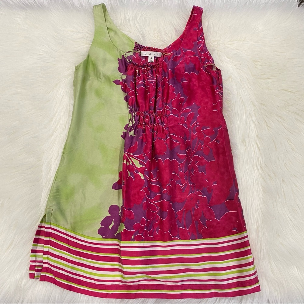 CAbi Cosmo silk tunic tank top Size Small